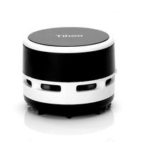 Tihoo Mini Portable Desktop Dust Vacuum Cleaner Keyboard Laptop Table Multifunction Cleaning for Home Office Car (Black)
