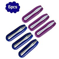 Hombosi6pcs Portable Eyeglasses Cleaner Carbon Clean Injected Eyeglasses Sunglasses Brush Tools Presbyopic Glasse Cleaning Clip Soft Brush 2 in 1 Glasses Cleaning Kit,6pcs4