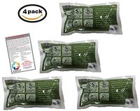 6'' First Aid Combat Pressure Bandage (4 Pack) + Vakly 1st Aid Kit Guide(4)