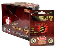 Thumbs Up 7 Red 70K Best Male Enhancing Performance Capsules Most Effective Amplifier for Performance, Energy, and Endurance (24 Pill)