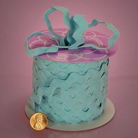 Blue Ric Rac Trim, 11mm X 25Yd