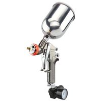 Neiko 31216A HVLP Gravity Feed Air Spray Gun, 2.0 mm Nozzle Size, 600 cc Aluminum Cup, 2.0 mm nozzle