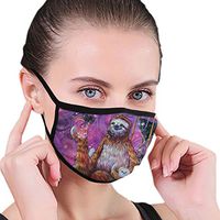 Anti-Dust Earloop Mouth Masks for Women Men Kids, Time Sloth Sea Camel Reusable Mouth-Muffle for Pollen Smog, Surgical, Running - Anti Pollution