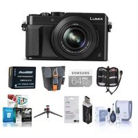 Panasonic Lumix DMC-LX100 Digital Camera Bundle, Black. Value Kit with Acc
