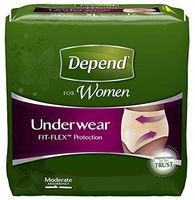 Depends Undrwear Moderate Size 19ct Depends Underwear Moderate Absorbency 19ct