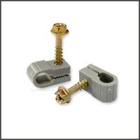 Coaxial Cable Clips - Cable Holder - Wire Clips - Siding Clips for Hanging - Cord Holder for Desk - Cable Clamps - Cord Clip - Wire Organizer Clips - Tv Mount Screws - Grey - 100 Pack - STEREN