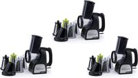Presto 02970 Pro SaladShooter Slicer/Shredder (Black 3-Pack)