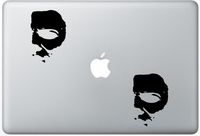 Michael Myers Creepy Half Face FlashDecals2439 Set Of Two (2x) , Decal , Sticker , Laptop , Ipad , Car , Truck