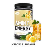OPTIMUM NUTRITION Essential Amino Energy, Half & Half Lemonade Iced Tea, Keto Friendly BCAAs, Preworkout and Essential Amino Acids with Green Tea and Green Coffee Extract, 30 Servings