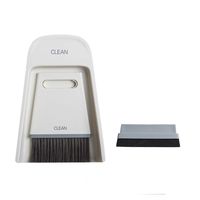 SuperCS Desktop Broom And Dustpan Set Mini Cleaning Brush For For Table Counertop Keyboard