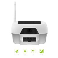 Solar Rechargeable Battery-Powered Security Camera Outdoor Wireless WiFi Camera with Night Vision PIR Motion Sensor C310 ...
