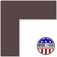 13x16 Cappuccino / Peat Custom Mat for Picture Frame with 9x12 opening size (Mat Only, Frame NOT Included)