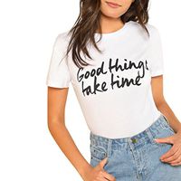 GBSELL Women's Men's Summer Casaul Short Sleeve T Shirt Tops With Saying (Women, 3XL)