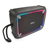 iHome iBT372 Weather Tough Portable Rechargeable Bluetooth Speaker with Speakerphone and Accent Lighting