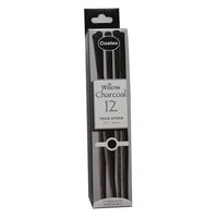 Speedball 1003 Coates Artist Willow Charcoal, Thick, Black