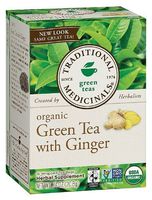 Traditional Medicinals Green Teas Organic Green Tea with Ginger Tea Bags - 16 CT by Traditional Medicinals