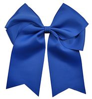 Funny Girl Designs Extra Large Classic Uniform Cheer Bow - Choose Your Color! (Royal Blue)