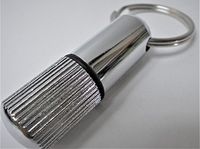 1 Metal Eclipse Cigar Hole Punch Cutter with Key Chain.