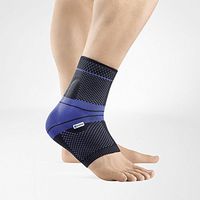 Bauerfeind - MalleoTrain - Ankle Support Brace - Helps Stabilize The Ankle Muscles and Joints for Injury Healing and Pain Relief - Left Foot - Size 3 - Color Black