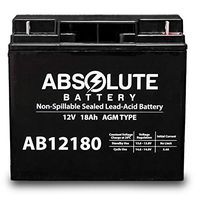 AB12180 12V 18AH Wheelchair Scooter Battery Replaces Interstate BSL1116