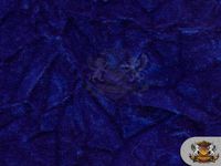Velvet Crushed Royal Blue Upholstery Fabric / 54" Wide/Sold by The Yard