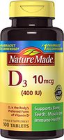 Nature Made Vitamin D3 400 I.u., 100 Count (Pack of 2)