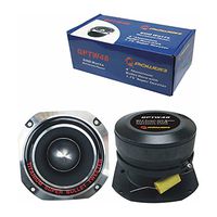 Qpower 4" Aluminum bullet horn with 1.75" super tweeter 600 Watts Pair packed