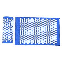 Qkiss Acupuncture Massage Fitness Mat Acupressure Massage Pad Cushion Pillow for Health Care(Blue)