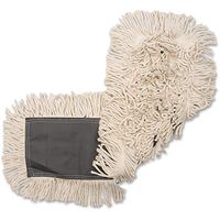Genuine Joe GJO00185CT Disposable Cotton Dustmop, 18"X25", 12Ea/Ct, Natural (Pack of 12)