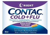 Contac Max Cold/Flu Size 24ct Contac Max Cold/Flu 24ct