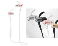 Bluetooth Headphones, Bluetooth V4.1 Wireless Stereo Sports Sweatproof [in-Ear] Earphones Headset with Magnetic Attraction for Running Gym Exercise with Microphone (Rose Gold)