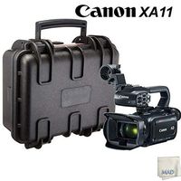 Canon XA11 Compact Full HD Camcorder Bundle with RODE Condenser Shotgun Microphone Kit & UV Filter