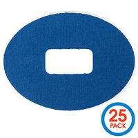Insulin Life 25 Pack Dexcom Adhesive Patch G4 G5 Waterproof Patches - Blue