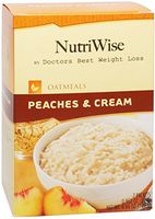 NutriWise - Peaches & Cream Protein Diet Oatmeal (7/Box) by NutriWise