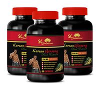Enhancing Pills - Korean Ginseng 350MG - Immune Support Booster - 180 Capsules (3 Bottles)