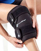 ActiveWrap Knee Ice Pack Wrap for Knee Pain ACL Injuries with Reusable Hot Cold Packs - Small/Medium