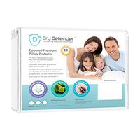 Dry Defender Premium Hypoallergenic Waterproof Pillow Protector - King Size