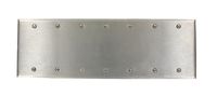 Leviton 84067-40 7-Gang No Device Blank Wallplate, Standard Size, Box Mount, Stainless Steel