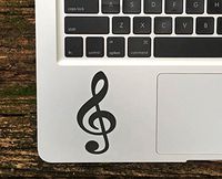 DecalGalleria - Music Note Palm Rest Decal Sticker for MacBook, MacBook Pro and MacBook Air 11, 12, 13, 15, 17 inch