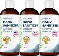 Instant Hand Sanitize Gel - 3 Pack Value Size Advanced Natural Hand Sanitize Cleaner Portable Aloe Vera Moisturizer Packaging May Vary
