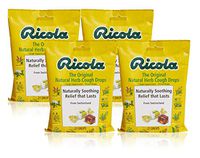 Ricola Original Herbal Cough Suppressant Throat Drops, 21ct Bag (Pack of 4)