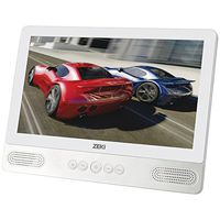 Zeki TBDV986W Android Tablet with Built-In DVD Player, 8GB, Includes Micro-USB to USB Cable, Headrest Strap, Earbuds, Power Adapter - 9 Inch