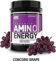 OPTIMUM NUTRITION ESSENTIAL AMINO ENERGY with Green Tea and Green Coffee Extract, Flavor: Concord Grape, 65 Servings