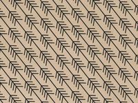 Black"Kinetic Arrow" on Kraft Brown Tissue Paper Gift Wrapping 20"x30" Sheets (50)