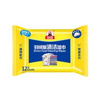 12pcs/1pack Cleaning Wet Wipes for Jacket Down, Travel Portable Disposable Multi-Surface Rinse Free Clean Wipes Artifact for Coat, Leather, Down Wear, Car Seats and Interior, Shoes