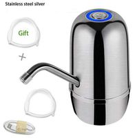 Bottled Cold Drinking Water Dispenser Tap Electric Dual Pumps Faucet For A Bottle,DispenserSilver