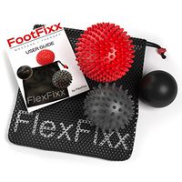Foot Massage Ball Set - Foot Massage Balls for Plantar Fasciitis Relief, Ball of Foot Pain & Body Massage | 3 Piece Foot Roller | Relieve Foot Pressure Point Pain & Tenderness with Foot Reflexology