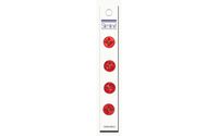 "Slimline Buttons Series 1-Red 2-Hole 5/8"" 4/Card"