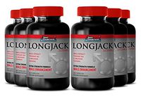 Male Supplements for Fertility - Longjack 2170mg - Promote Sexual Activity and Performance with Longjack Enhancement (6 Bottles 360 Capsules)