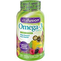 Vitafusion Omega 3 Gummies, 120 count (Packaging May Vary)